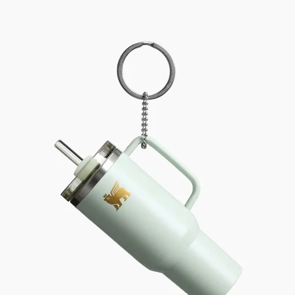 Stanley The Quencher H2.0 Tumbler Keychain in Celadon NIB - Picture 6 of 10
